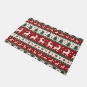 Reindeer Christmas Doormat Fußmatte (Schrägansicht)