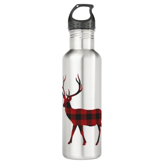 Reindeer Christmas Edelstahlflasche (Vorderseite)