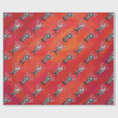 Reindeer Christmas Geschenkpapier (Flach)