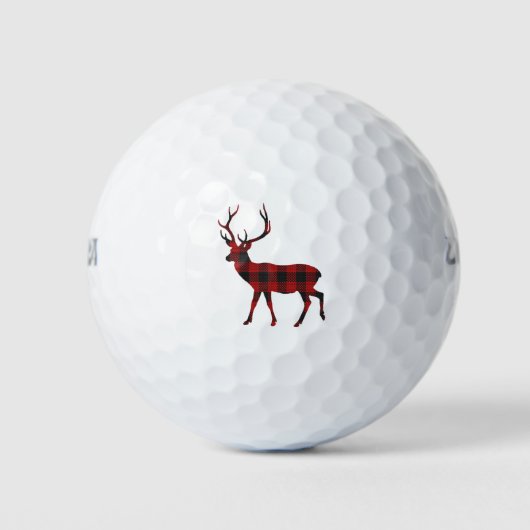 Reindeer Christmas Golfball (Vorderseite)