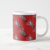 Reindeer Christmas Jumbo-Tasse (Rechts)