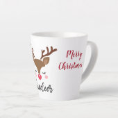 Reindeer Christmas Latte Tasse (Rechte Ecke)