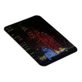 Reindeer Christmas Lights New York City Manhattan Magnet (Rechte Seite)