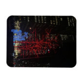 Reindeer Christmas Lights New York City Manhattan Magnet (Horizontal)