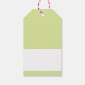 REINDEER CHRISTMAS niedliche rote Nase rudolph rot Geschenkanhänger (Rückseite)