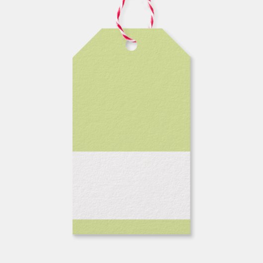 REINDEER CHRISTMAS niedliche rote Nase rudolph rot Geschenkanhänger (Rückseite)