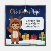 Reindeer Christmas Ornament (Rückseite)