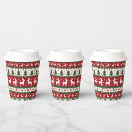 Reindeer Christmas Paper Cup Pappbecher