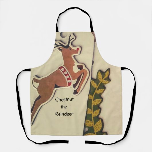 Reindeer Christmas Schürze (Vorderseite)