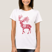 Reindeer Christmas T-Shirt (Vorderseite)