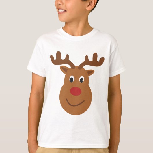 Reindeer Christmas T - Shirt (Vorderseite)