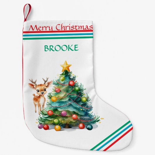 REINDEER/CHRISTMAS TREE STRUMPF KLEINER WEIHNACHTSSTRUMPF (Vorderseite)