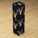 Reindeer Christmas Weinbox<br><div class="desc">Niedliche Weinkiste Rentier - Weihnachtsgeschenke</div>