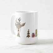 Reindeer Coffee Tasse | Feiertage | 443 ml | Keram (Vorderseite Links)