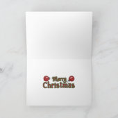 Reindeer Country Weihnachtskarten Feiertagskarte (Innenseite)