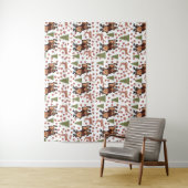 Reindeer cute floral mug wandteppich (Beispiel)