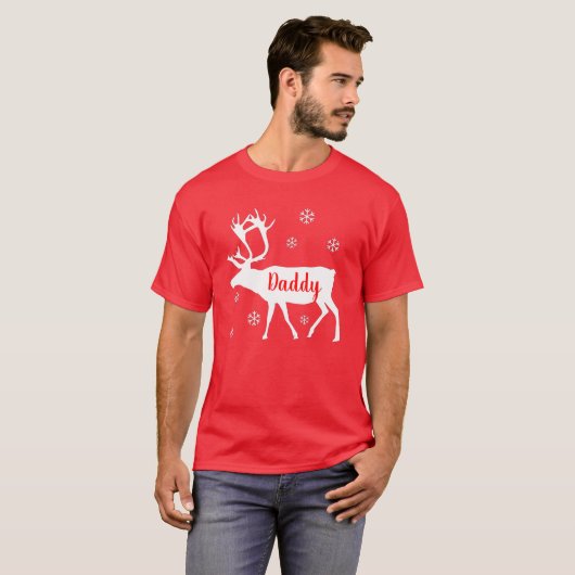 Reindeer Daddy Christmas Shirt (Vorne ganz)