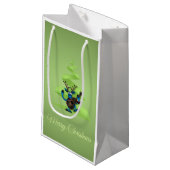 Reindeer Dancing Guitar Merry Weihnachtsbaum Kleine Geschenktüte (Vorderseite Schrägansicht)