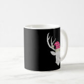 Reindeer Deer Nk Camo Santa Hat Christmas Pajama H Kaffeetasse (VorderseiteRechts)