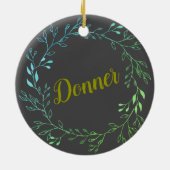 Reindeer - Donner Keramik Ornament (Hinten)