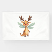 Reindeer Dragonfly Banner (Horizontal)