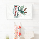 Reindeer Dragonfly Banner (Insitu)