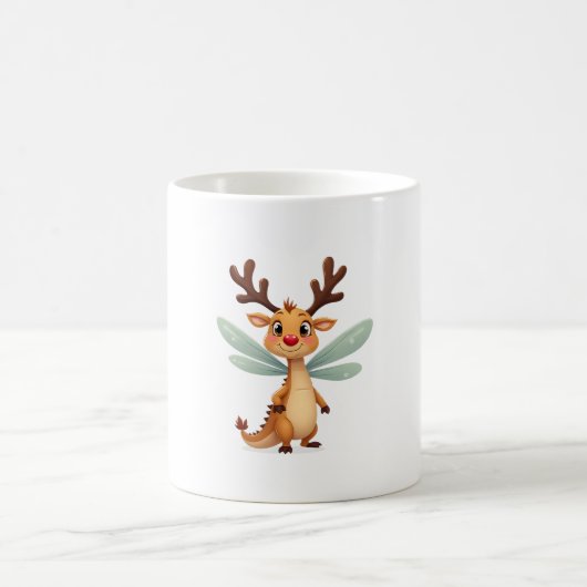 Reindeer Dragonfly Kaffeetasse (Mittel)