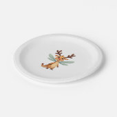 Reindeer Dragonfly Pappteller (Schrägansicht)
