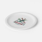 Reindeer Dragonfly Pappteller (Schrägansicht)