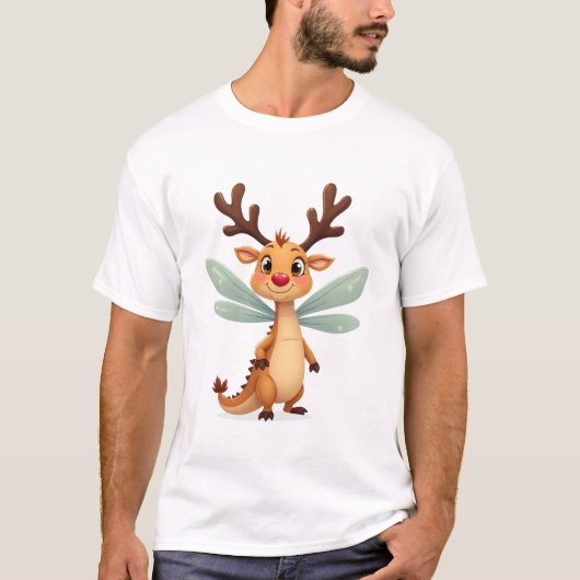 Reindeer Dragonfly T-Shirt (Vorderseite)