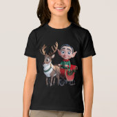 Reindeer ELF Kids T - Shirt (Vorderseite)