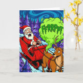 Reindeer Engine Trouble Karte (Gelbe Blume)