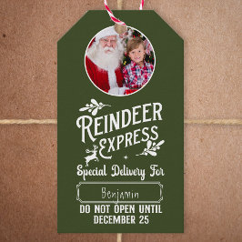 Reindeer Express von Weihnachts-Grün aus dem Weihn Geschenkanhänger