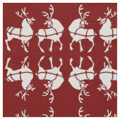 Reindeer Fabric Christmas Deers Fabrics Custom Stoff (Nahaufnahme)