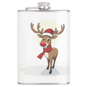Reindeer Flachmann