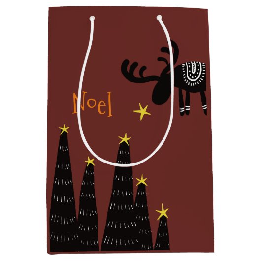 Reindeer found the star mittlere geschenktüte (Vorderseite)