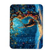 Reindeer Frohe Weihnachtsbeleuchtung Magnet (Vertikal)