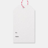 Reindeer Frory Christmas - JOY Geschenkanhänger (Rückseite)