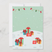 Reindeer Fun Christmas Party Einladung (Rückseite)