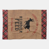 🦌 Reindeer Füttre Farm Küchentuch (Horizontal)