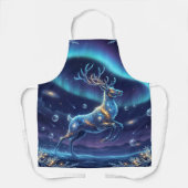 Reindeer Galaxy – Magical Christmas Night Schürze (Vorderseite)