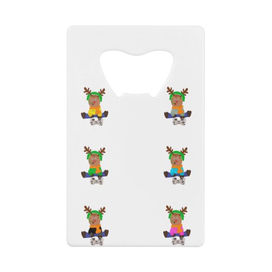 Reindeer Gamer Pack Geldbeutel Flaschenöffner (Vorderseite)