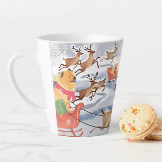 REINDEER GAMES Chow Hund Milchtasse