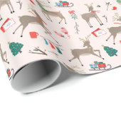 Reindeer Games Christmas Geschenkpapier (Rolleneckpunkt)