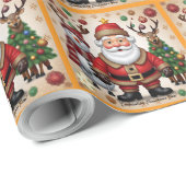 "Reindeer Games" Geschenkpapier (Rolleneckpunkt)