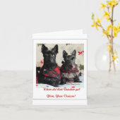 Reindeer Games Karte (Gelbe Blume)