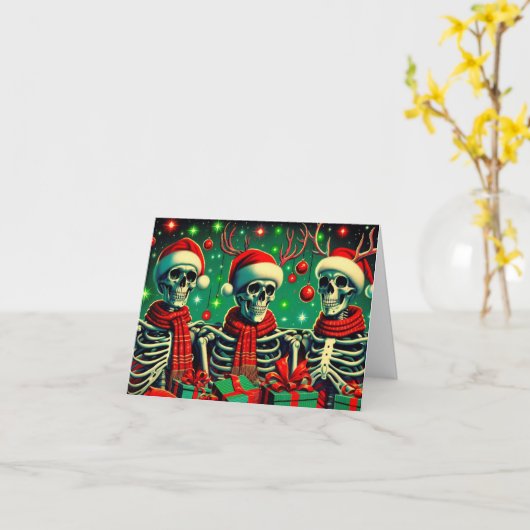 Reindeer Games Karte (Gelbe Blume)