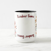 Reindeer Games Mug - Holiday Gift Tasse (Zentrum)