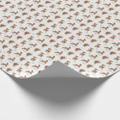 Reindeer Games – Seamless Festive Holiday Pattern  Geschenkpapier (Ecke)