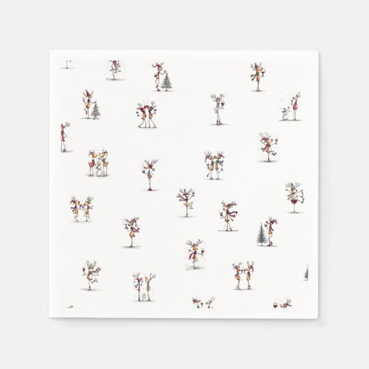 Reindeer Games Serviette (Vorderseite)